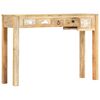 vidaXL Mesa consola 110x30x75 cm madeira de mangueira maci&ccedil;a