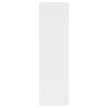 vidaXL Estante de parede 75x16x55 cm contraplacado branco