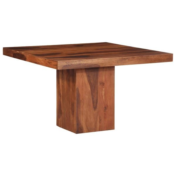 vidaXL Mesa de jantar 120x120x77 cm madeira maci&ccedil;a de ac&aacute;cia