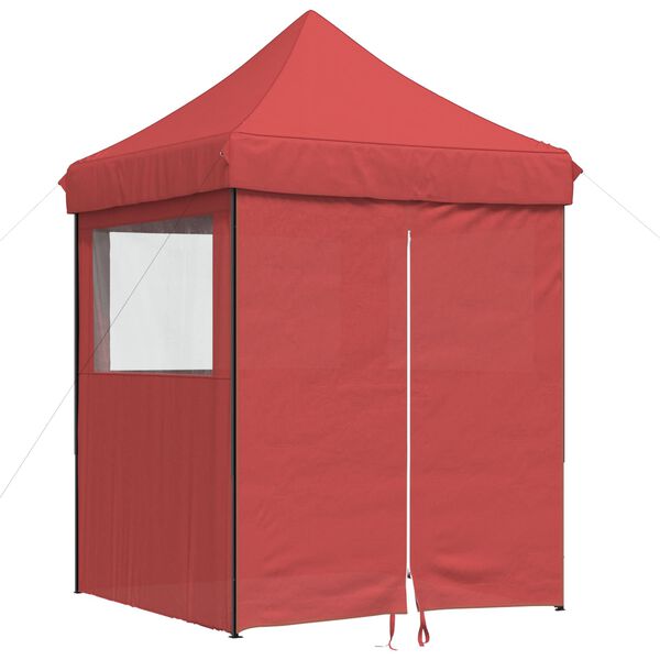 vidaXL Tenda de Festa Borgonha 200 x 200 x 306 cm Tecido Oxford