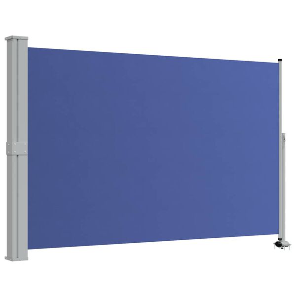 vidaXL Toldo lateral retr&aacute;til para p&aacute;tio 160x300 cm azul