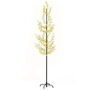 vidaXL Cerejeira com 368 luzes LEDs 300 cm branco quente