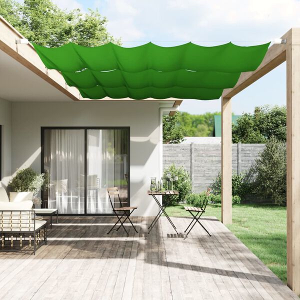 vidaXL Toldo vertical 140x270 cm tecido oxford verde-claro