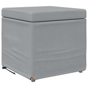 vidaXL Banqueta Cinzento-claro 41 x 41 x 40 cm