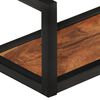 vidaXL Prateleiras de parede 2 pcs 110x17x17 cm ac&aacute;cia maci&ccedil;a e ferro