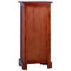 vidaXL C&oacute;moda 45x35x100 cm madeira de mogno maci&ccedil;a castanho cl&aacute;ssico