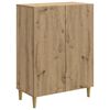 vidaXL Buffet Carvalho Arttisan 66 x 34,5 x 90 cm Derivados de Madeira