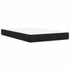 vidaXL Cama boxspring com colch&atilde;o 120x200 cm veludo preto