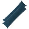 vidaXL Almofada com travesseiro HEERLEN 2 unid. Azul Veludo