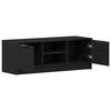 vidaXL Gabinete para TV Carvalho Preto 102 x 32 x 35,5 cm