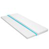vidaXL Sobrecolch&atilde;o 80x200 cm perfil estilo ovo em espuma fria 6 cm