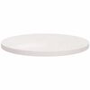 vidaXL Tampo de mesa redondo &Oslash;60x3 cm madeira de pinho maci&ccedil;a branco