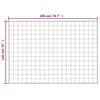 vidaXL Manta pesada 10 kg 140x200 cm tecido cinza