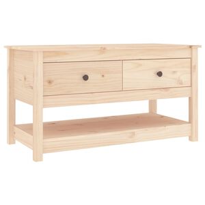 vidaXL Mesa de centro 102x49x55 cm pinho maci&ccedil;o