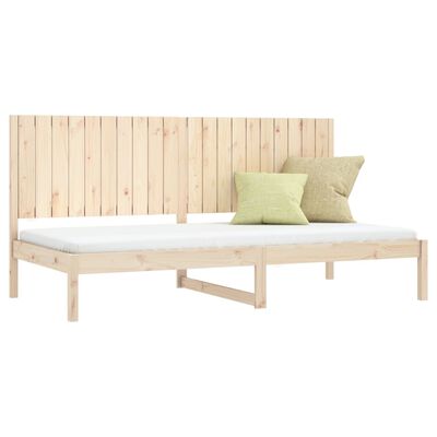 vidaXL Sofá-cama 90x200 cm madeira de pinho maciça