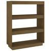 vidaXL Estante/divis&oacute;ria 80x35x103 cm pinho maci&ccedil;o castanho mel