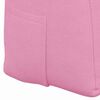 vidaXL Travesseiro para Costas Rosa 160 x 24 x 50 cm tecido