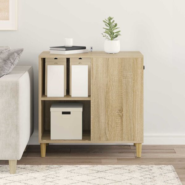 vidaXL Casa para Gatos Sonoma 72 x 42,5 x 70 cm Madeira processada