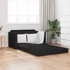 vidaXL Sof&aacute;-Cama 110cm Preto tecido