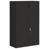 vidaXL Arquivador 90x40x145 cm a&ccedil;o preto