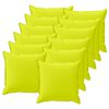 vidaXL Capa almofada 12 unid. HOUTEN Verde brilhante. 40 x 40 cm