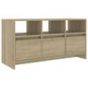 vidaXL M&oacute;vel de TV 102x37,5x52,5 cm derivados madeira carvalho sonoma