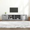 vidaXL M&oacute;veis de TV 2pcs 80x35x36,5cm madeira processada cinza cimento