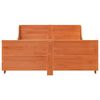vidaXL Cama sem colch&atilde;o 140x200 cm madeira pinho maci&ccedil;a castanho-mel