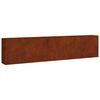 vidaXL Canteiro elevado de jardim 360x40x80 cm a&ccedil;o corten
