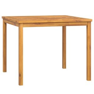 vidaXL Mesa de jantar para jardim 90x90x74 cm madeira de ac&aacute;cia maci&ccedil;a
