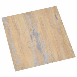 vidaXL Pranchas de Piso Marrom e Cinza 5,11 m&sup2; 55 unid. PVC