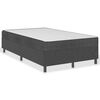 vidaXL Cama boxspring 120x200 cm tecido cinzento