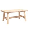 vidaXL Mesa de centro 90x50x41 cm madeira de abeto maci&ccedil;a