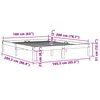 vidaXL Cama sem colchão 160x200 cm madeira pinho maciço castanho-mel