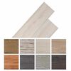 vidaXL Pranchas de Piso 18 pcs Branco 5,26 m&sup2; PVC