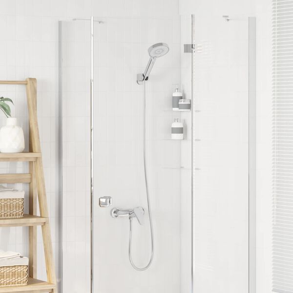 vidaXL Conjunto de Cabe&ccedil;a de Chuveiro Chrome G 1 / 2 polegadas