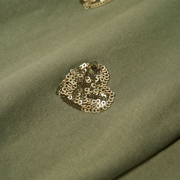 Sweatshirt para crian&ccedil;a cor caqui 140