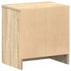 vidaXL Mesa de cabeceira com gaveta 39x28x41 cm carvalho sonoma