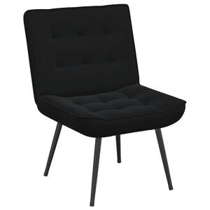 vidaXL Cadeira de descanso 64x74x84 cm veludo preto