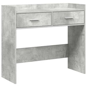 vidaXL Aparador Cinzento Cimento 90 x 35 x 80 cm Derivados de Madeira