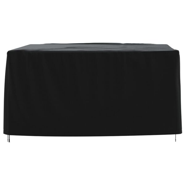 vidaXL Capa para mobili&aacute;rio de jardim 242x182x100 cm 420D oxford preto