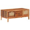 vidaXL Mesa de centro 100x50x40 cm madeira recuperada maci&ccedil;a