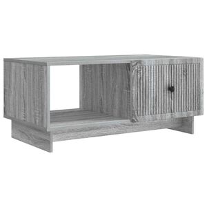 vidaXL Mesa de centro Sonoma Cinzento 90 x 50 x 40 cm