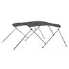 vidaXL Toldo em 3 arcos Bimini 183x196x137 cm antracite