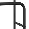 vidaXL Cabideiro Carvalho Preto 60 x 30 x 100,5 cm Madeira processada