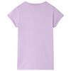 T-shirt infantil lilás 140