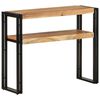 vidaXL Mesa consola 90x30x75 cm madeira de ac&aacute;cia maci&ccedil;a