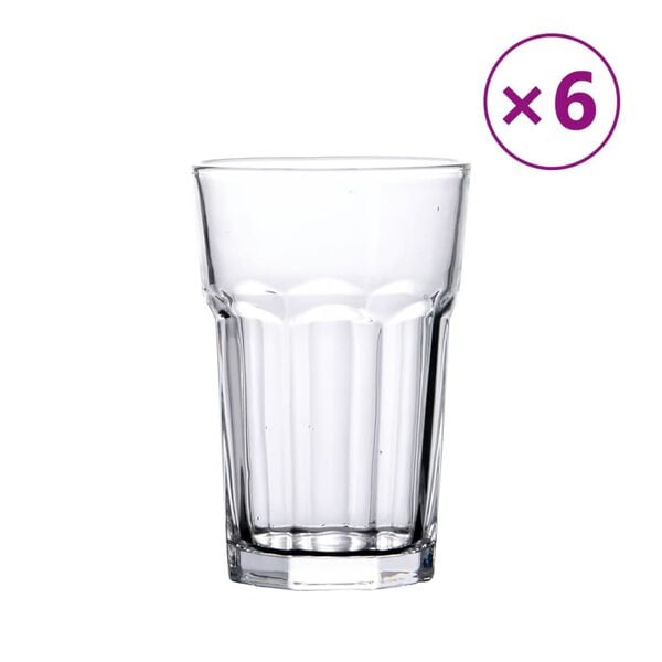 vidaXL Copos 6 pcs 415 ml