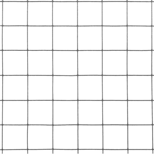 vidaXL Cerca arame galinheiro 10x0,5m aço c/ revestimento PVC cinzento