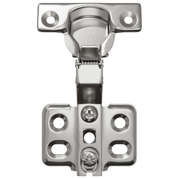 vidaXL Dobradi&ccedil;a 12 pcs N&iacute;quel 85 x 52,5 x 9,5 mm Ferro